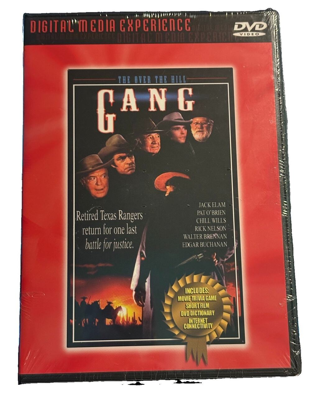 The Over the Hill Gang (1969 DVD, 2001) Pat O'Brien Chill Wills Jack Elam NEW
